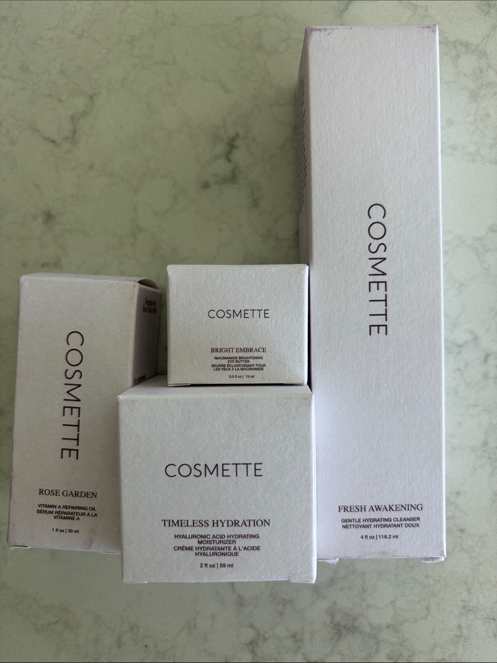 Cosmette Core 4 complete everyday skincare routine